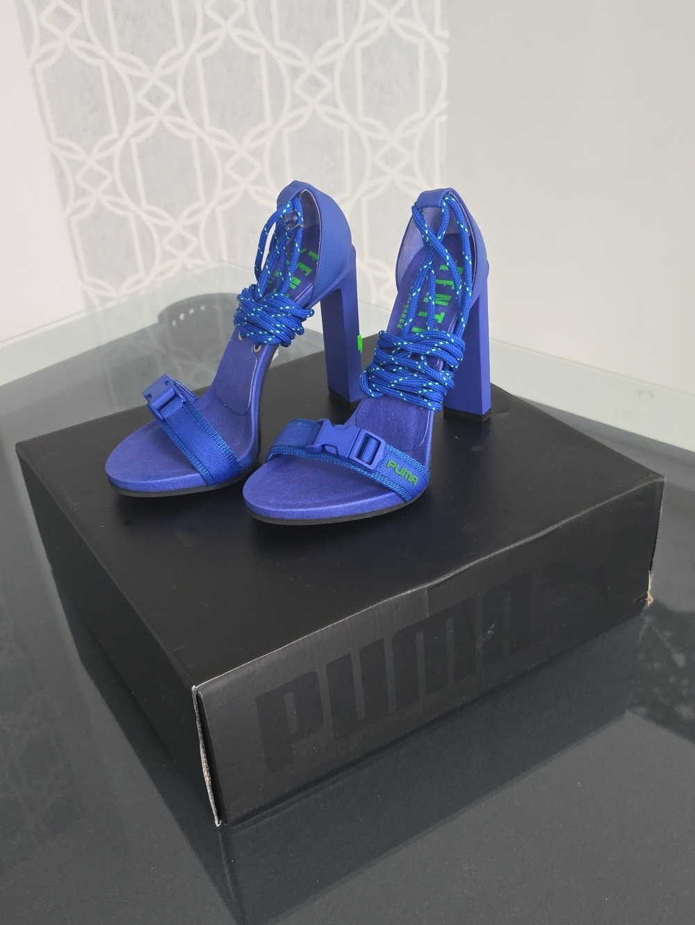 Rare Limited Edition Fenty X PUMA  Block Heel Sandals